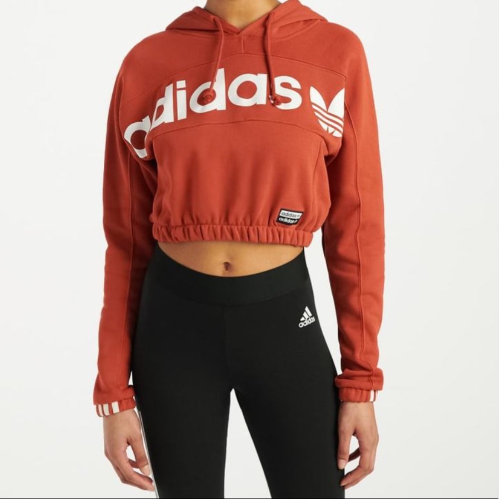 Adidas cropped hoodie